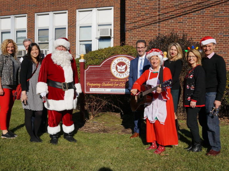 Celebrating with Santa at The Phoenix Center