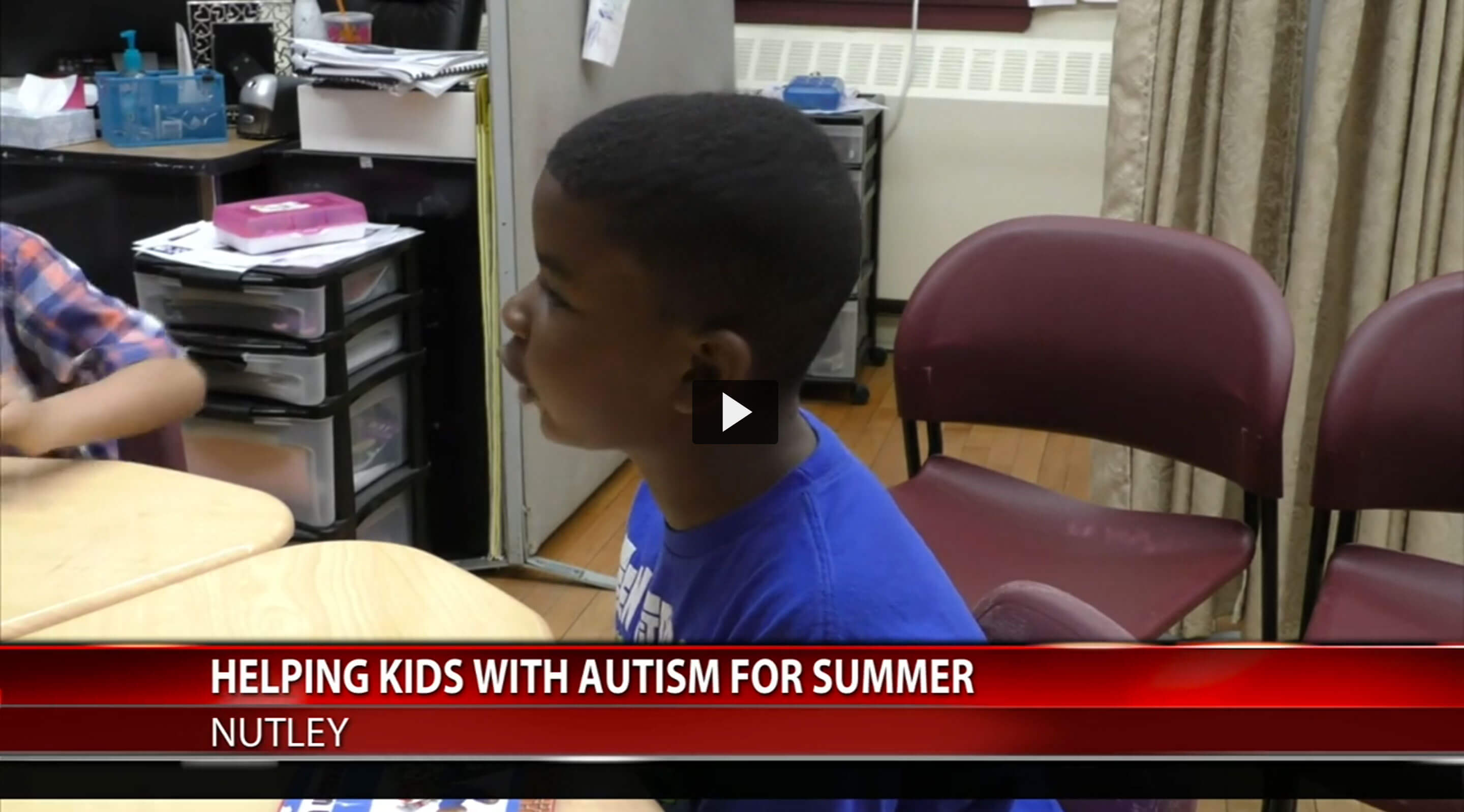 Poster image from "Helping Kids with Autism for Summer"